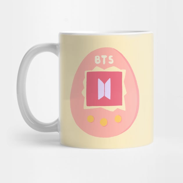 BTS Tamagotchi pink aesthetic item by Oricca